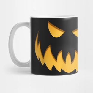 halloween scary evil pumpkin funny pumpkin head Mug